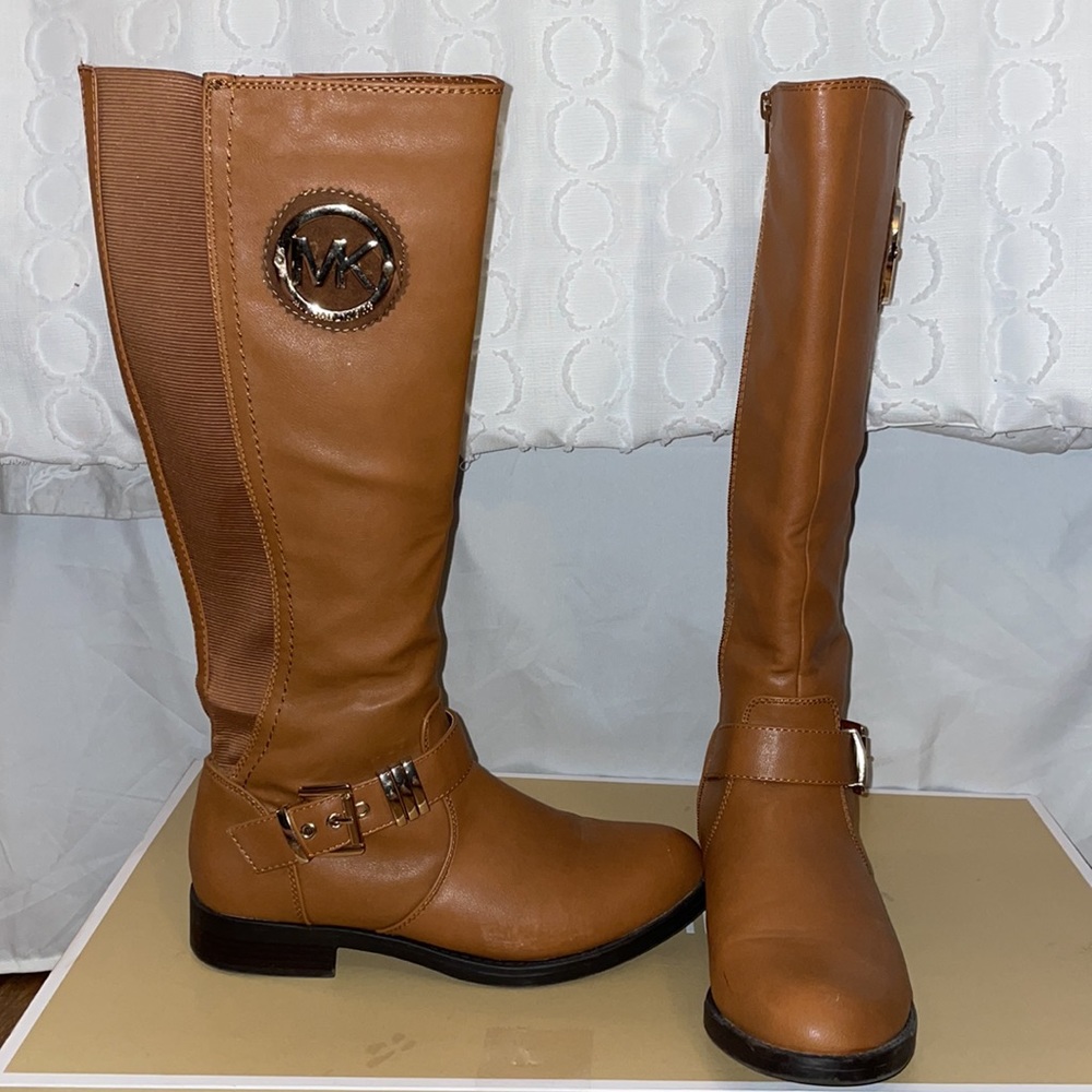 Michael Kors Tall Leather Boot - Picture 2 of 5